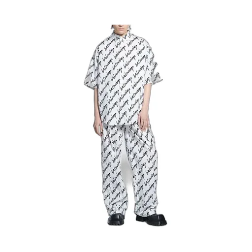 Allover Scribble Short Sleeve Shirt