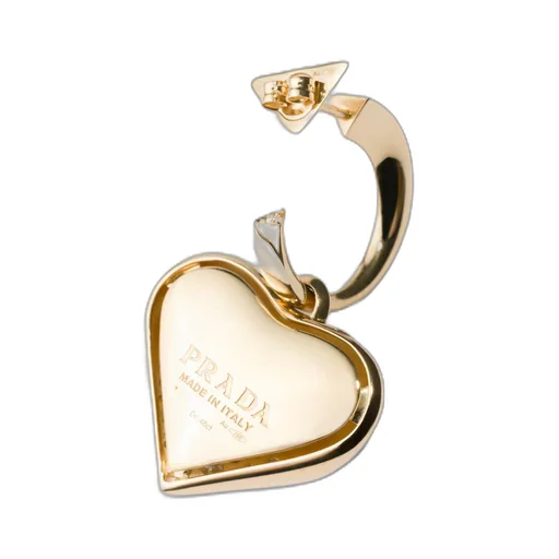 Eternal Gold pendant earrings - yellow gold and diamonds