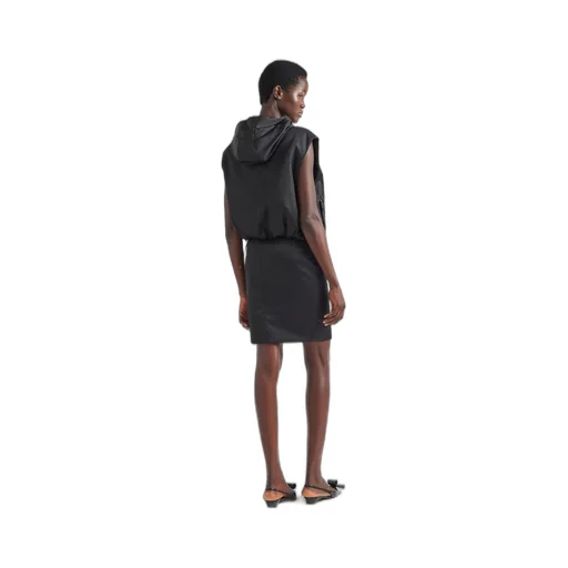 Re-Nylon pencil skirt
