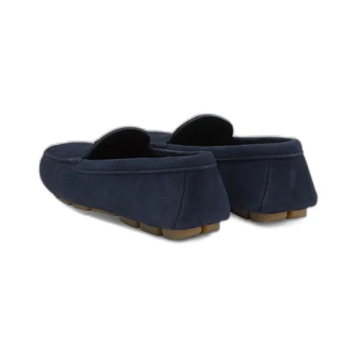 Suede driving loafers