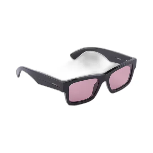 Sunglasses with iconic metal plaque