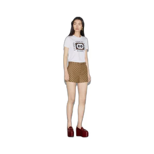Cotton jersey T-shirt with print