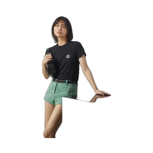Cotton jersey T-shirt with Interlocking G