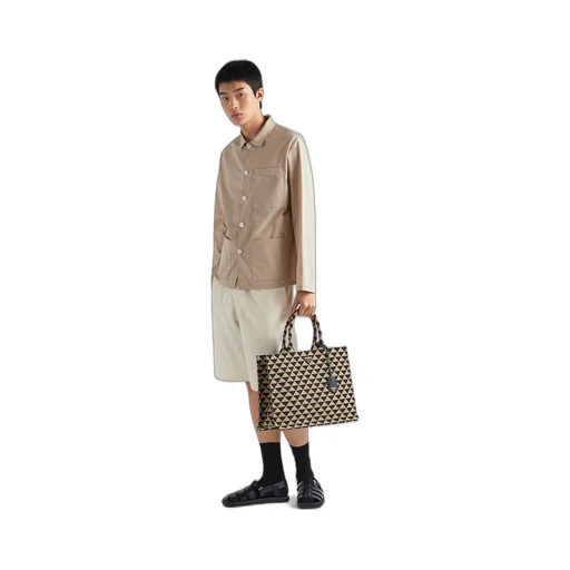 Single-breasted cotton jacket