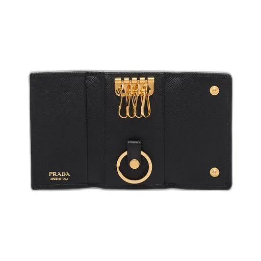 Saffiano Leather Keychain