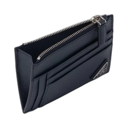 Saffiano leather card holder