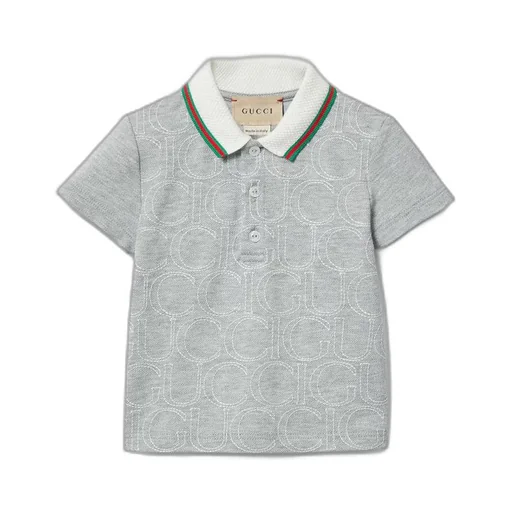 Baby cotton piquet polo shirt