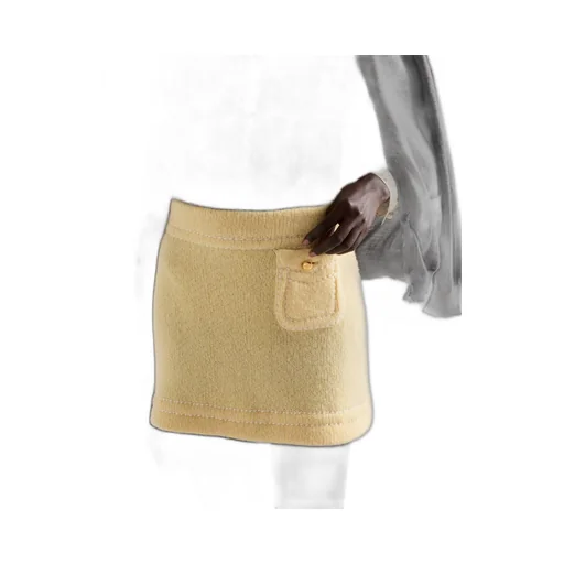 Cashmere miniskirt