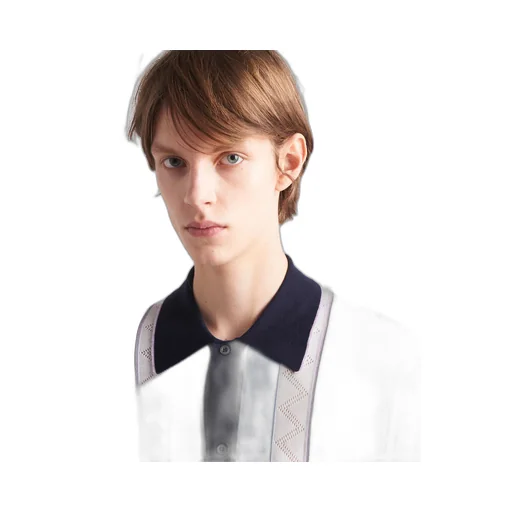 Cashmere polo shirt