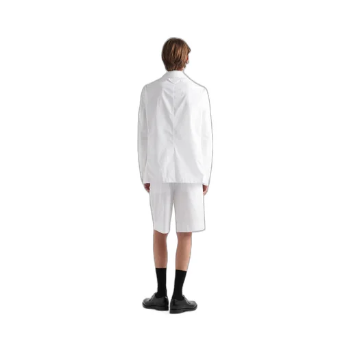 Single-breasted cotton jacket