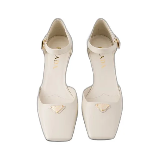 Patent leather pumps
