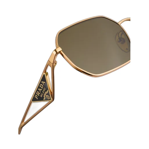 Sunglasses with triangle logo