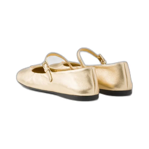 Mordoré nappa leather ballerinas