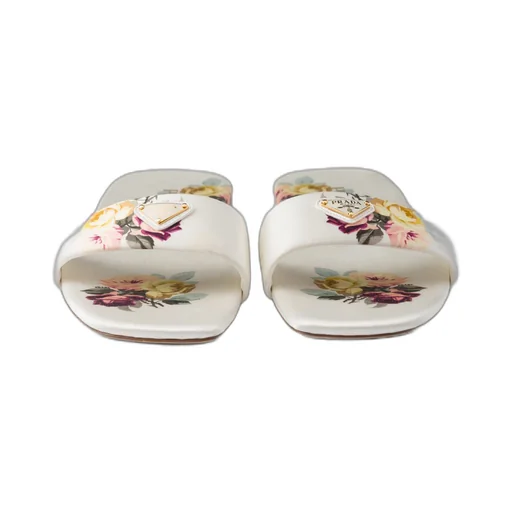 Printed satin slides