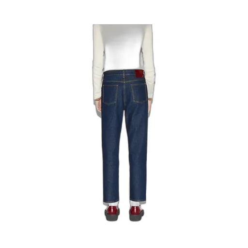 Cropped denim pant