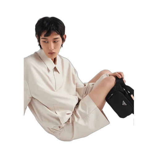 Silk blouson jacket
