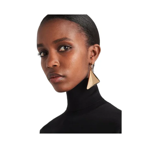 Eternal Gold medium drop earrings in yellow gold