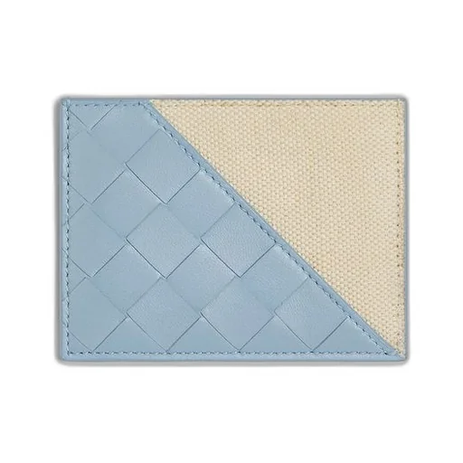 Intrecciato Diagonal Credit Card Case