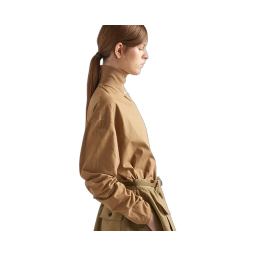 Jersey turtleneck T-shirt