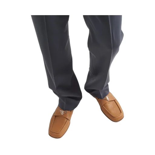Leather loafers