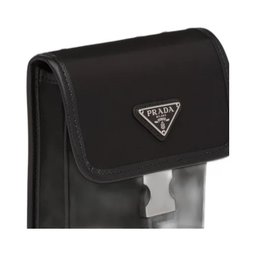 Re-Nylon and Saffiano leather smartphone case