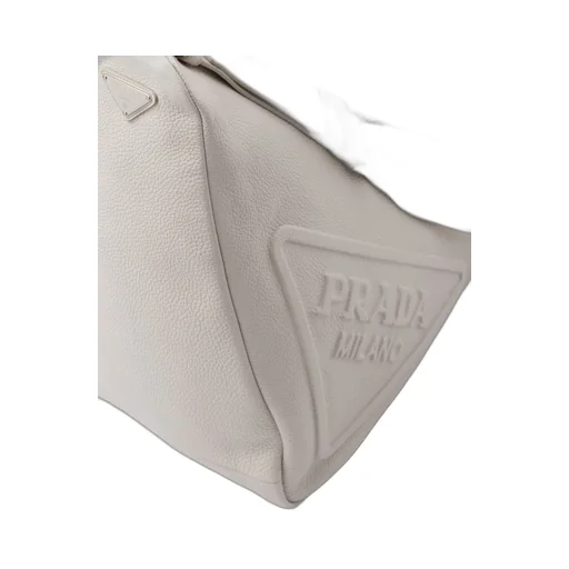Large leather Prada Triangle bag
