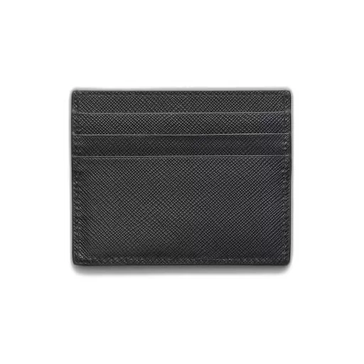 Saffiano leather card holder
