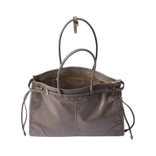 Large leather handbag
