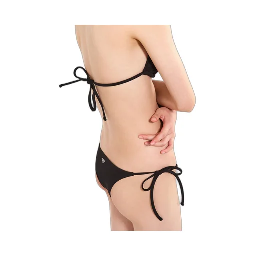 Interlock knit bikini bottom
