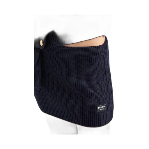Wool miniskirt