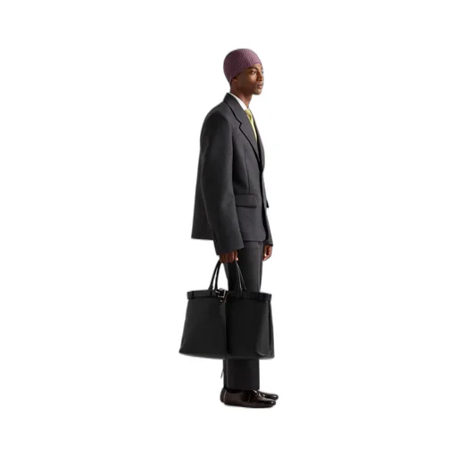 Prada Buckle leather bag with belt