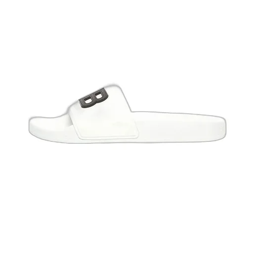 Pool Slides 3D BB Logo White