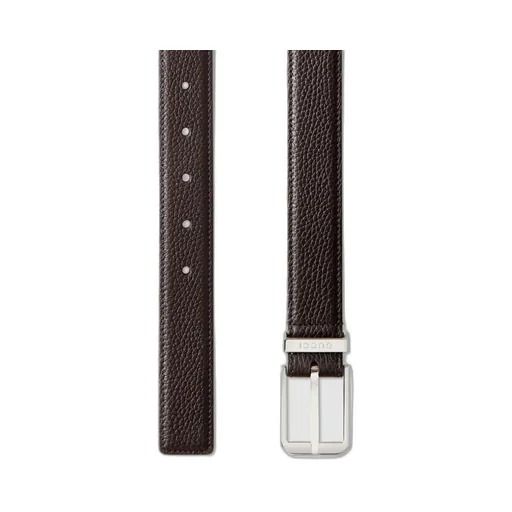 Belt with rectangular buckle