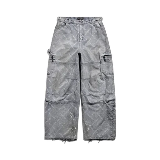 Bal Diagonal Allover Cargo Pants