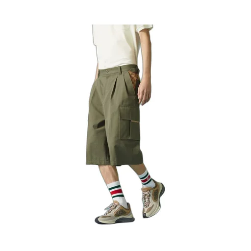 Cotton cargo shorts