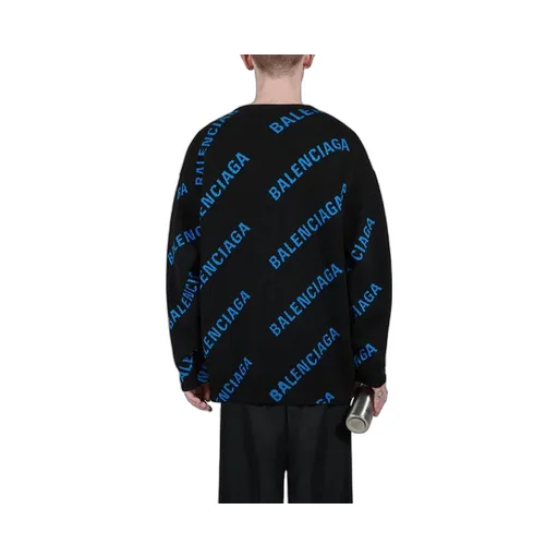 Allover Logo Crewneck Sweater