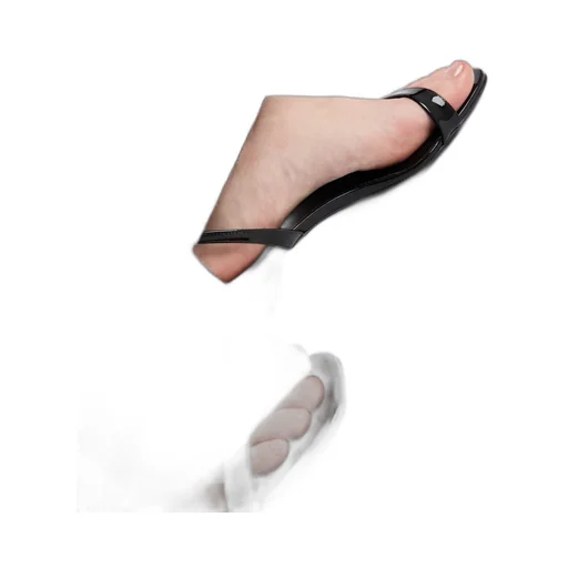 Patent leather sandals