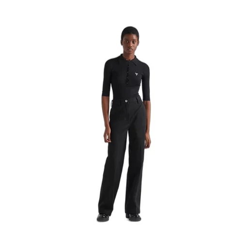 Stretch gabardine pants