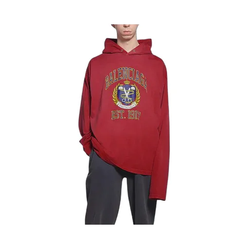 Est. 1917 College Logo Print Hoodie