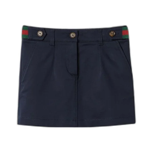 Children's cotton gabardine skirt