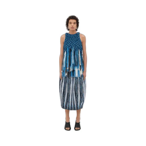 Viscose Fish Scale Top With Fringes