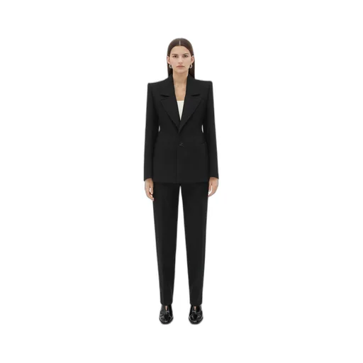 Structured Cotton Melange Jacket