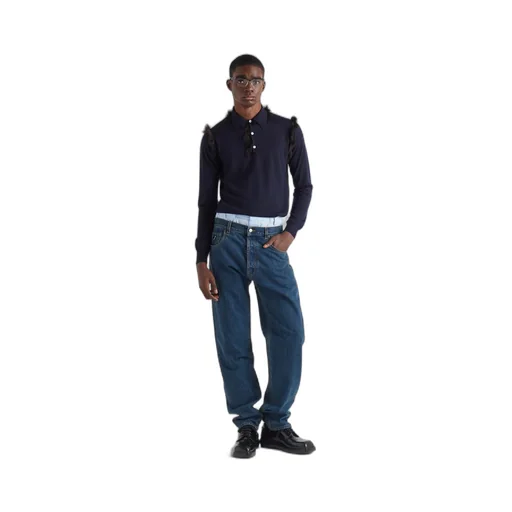 Five-pocket denim jeans