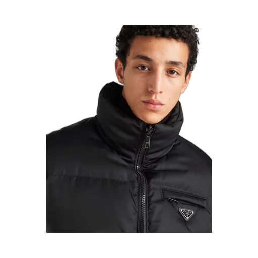 Medium-length Re-Nylon down jacket