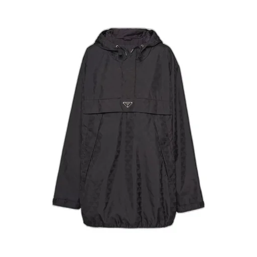 Printed Re-Nylon blouson jacket