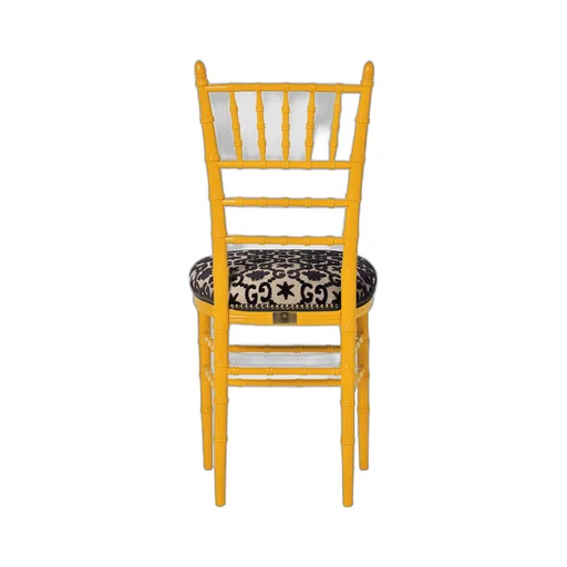 Chiavari chair with GG jacquard