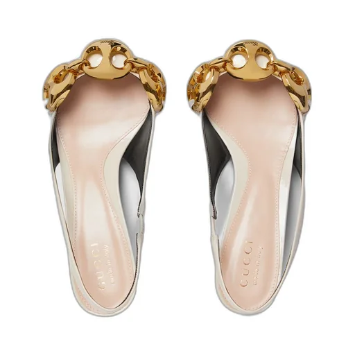 Women's slingback with Marina chain