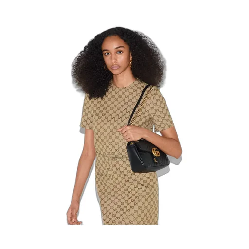 GG Marmont small matelassé shoulder bag