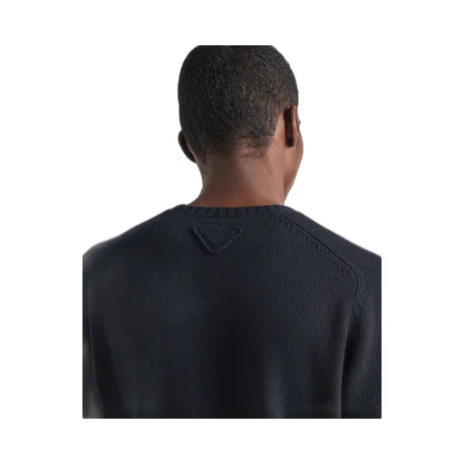 Wool and cashmere crew-neck sweater