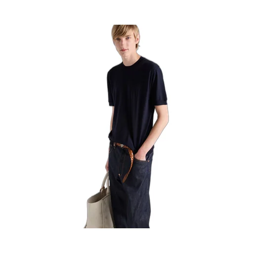 Wool crew-neck sweater